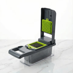 16-in-1 Vegetable Chopper PE+ABS Multi-Blade Kitchen Gadget for Home Cooking & Meal Prep