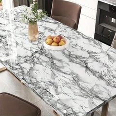 55cm Marble Self-Adhesive Wallpaper – Waterproof PVC Contact Paper for Kitchen, Cabinets & Home Decor