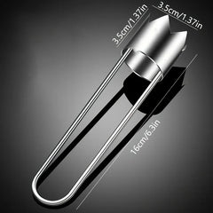 Stainless Steel Corers Portable Core Remover Fruit and Vegetable Core Extractor Kitchen Tools for Pitting Chili Peppers Melons