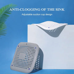 Silicone Sink Strainer Hair Catcher – Shower & Kitchen Drain Filter Plug