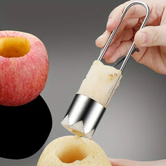 Stainless Steel Corers Portable Core Remover Fruit and Vegetable Core Extractor Kitchen Tools for Pitting Chili Peppers Melons