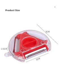 1/3PCS 3in1 Magic Trio Peeler Set Slicer Shredder Peeler Julienne Cutter Multi Peel Blade Zesters Grater Kitchen Tool Accessorie