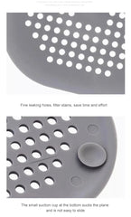 Silicone Sink Strainer Hair Catcher – Shower & Kitchen Drain Filter Plug