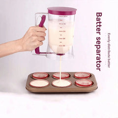 Pancake Batter Dispenser With Handle, Pancake Batter Dispenser, Pancake Batter Dispenser, Pancake Batter Dispenser, Pancake Baking Tray Mixing Dispenser, Perfect For Pancakes, Cupcakes, Waffles, Muffin Batter, Cakes, Cupcake