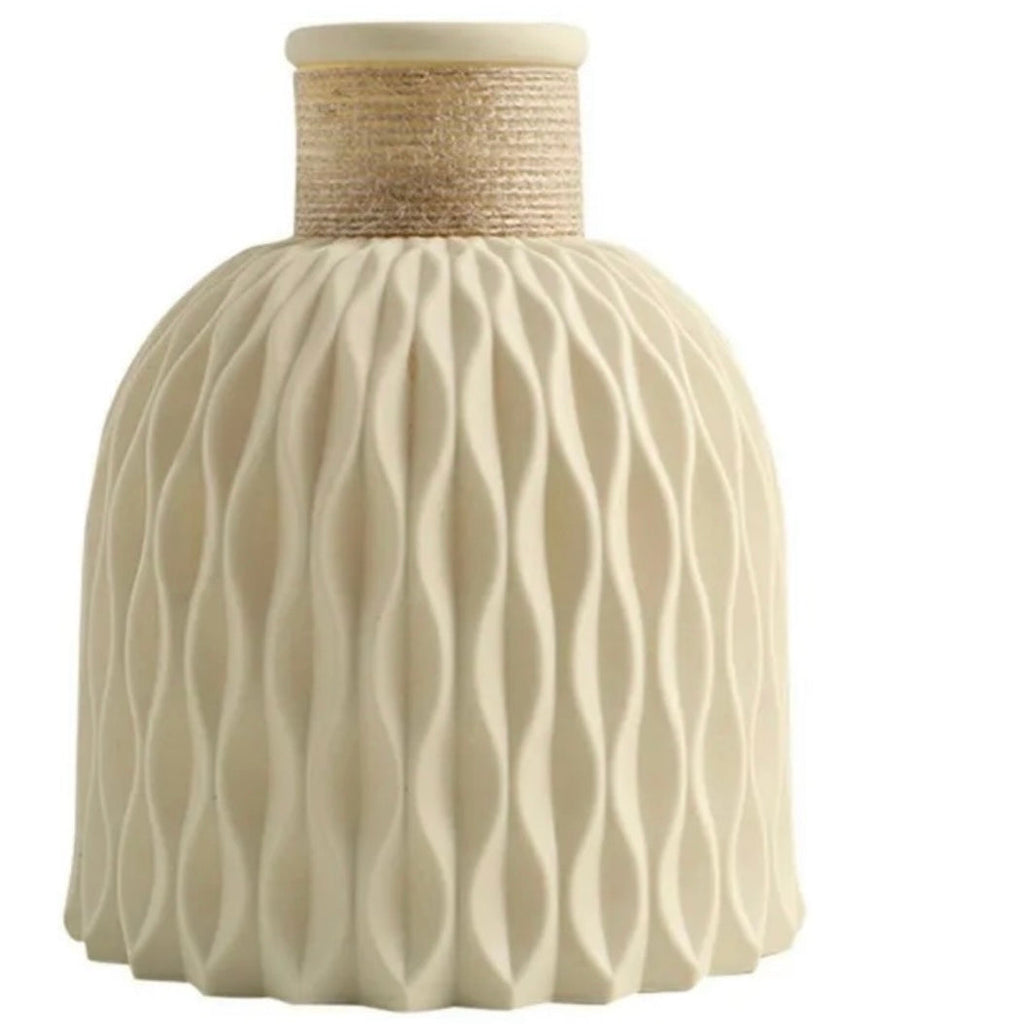 Plastic Water Ripple Design Vase