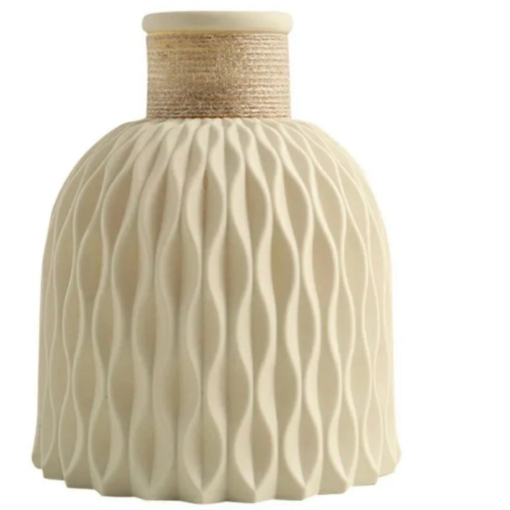 Plastic Water Ripple Design Vase