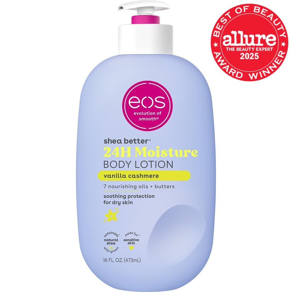Vanilla Cashmere Shea Body Lotion – 24-Hour Hydration