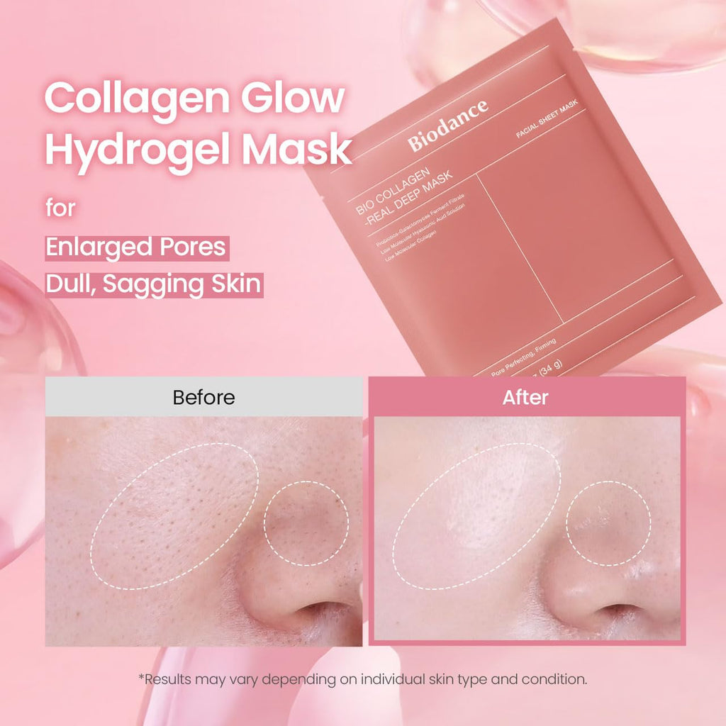 Bio-Collagen Hydrogel Face Mask – Hydrating, Firming Care
