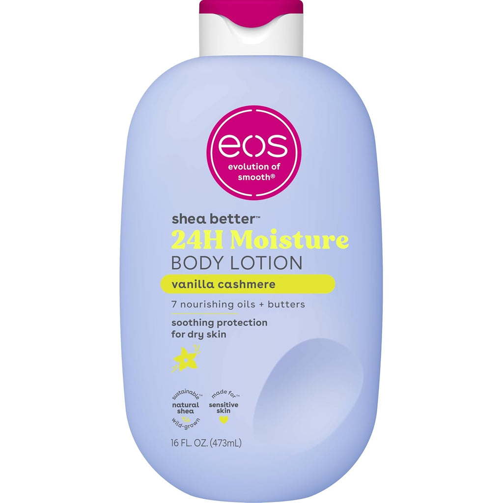 Vanilla Cashmere Shea Body Lotion – 24-Hour Hydration