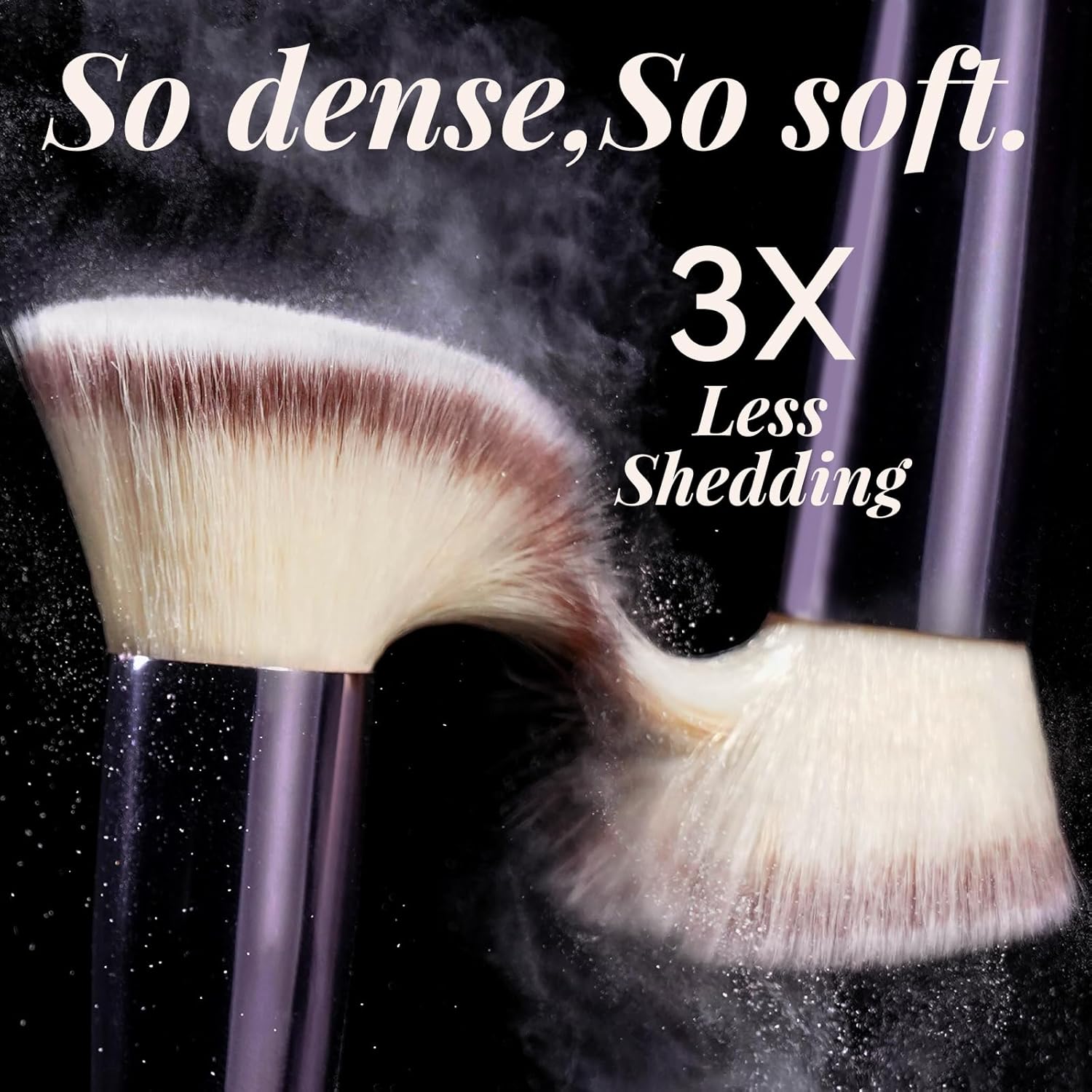 18-Piece Makeup Brush Set with Synthetic Bristles and Case