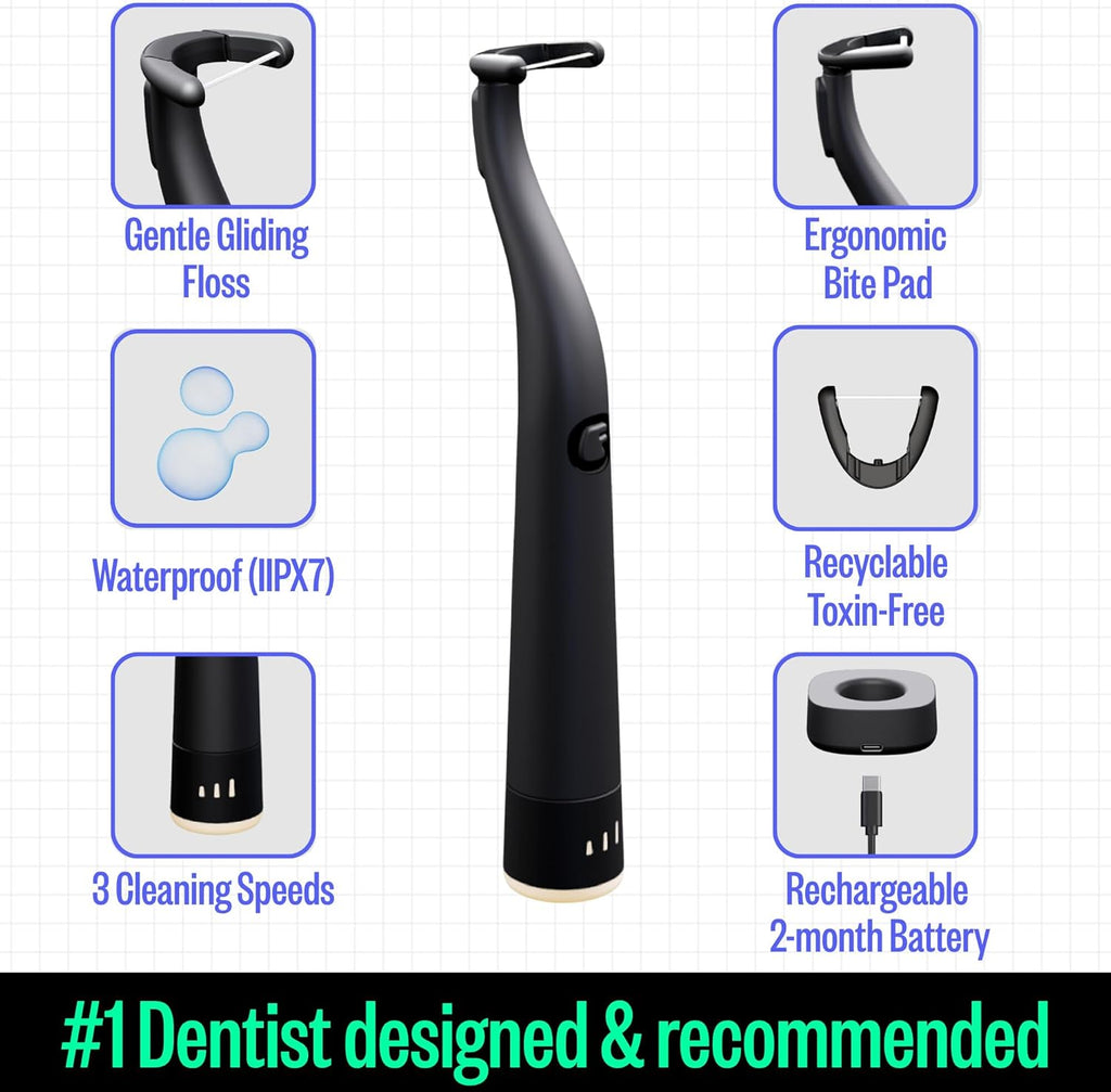 Electric Sonic Flosser Starter Kit – Gentle Plaque Removal