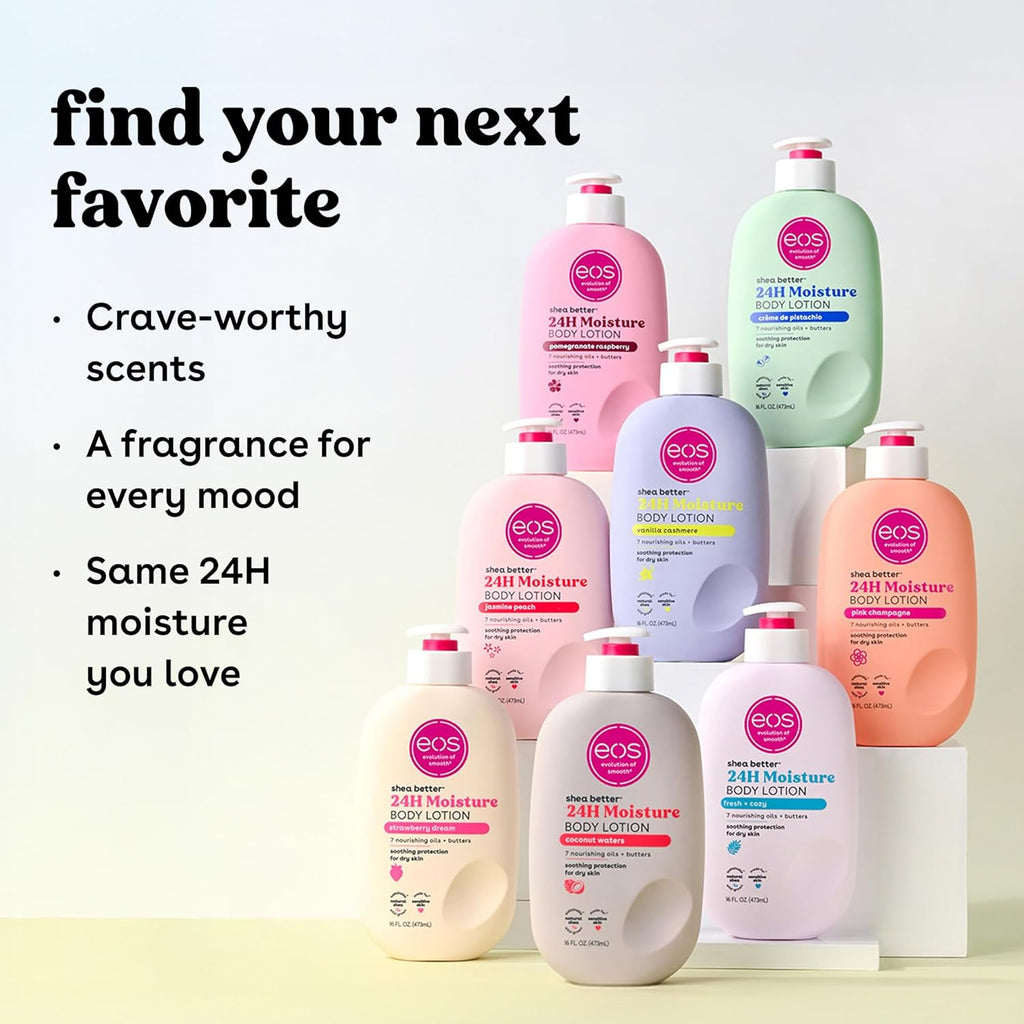Vanilla Cashmere Shea Body Lotion – 24-Hour Hydration