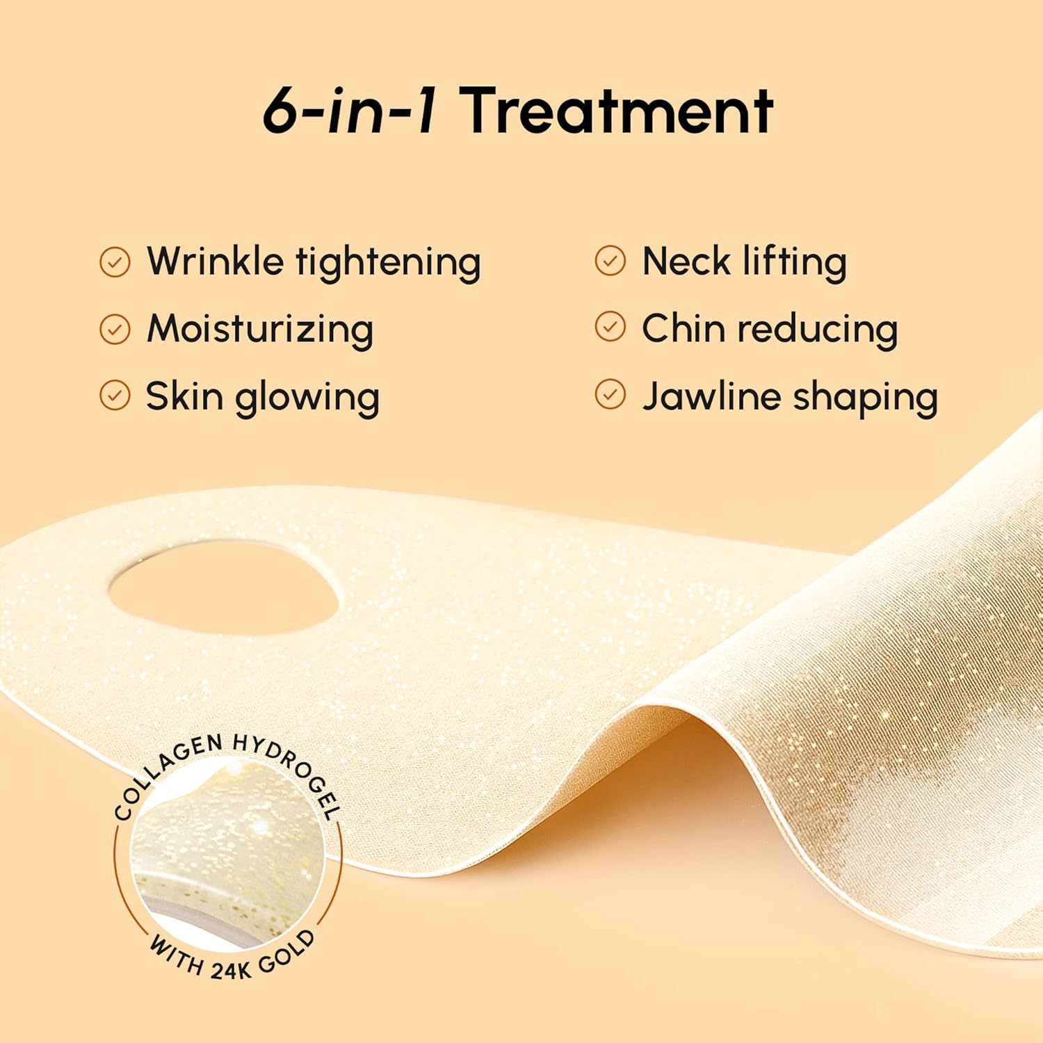 V Line Lifting Hydrogel Mask – Jawline & Neck Firming Care