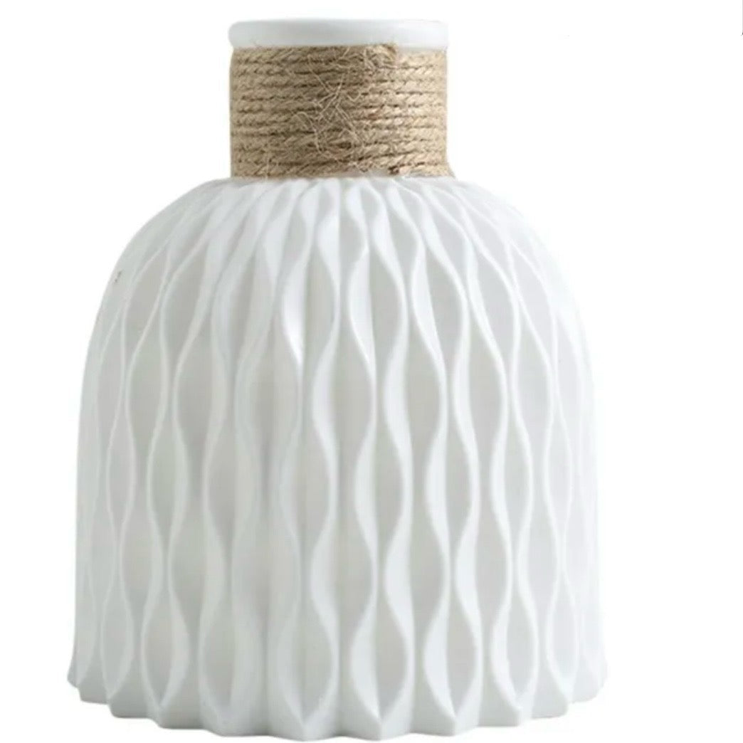Plastic Water Ripple Design Vase
