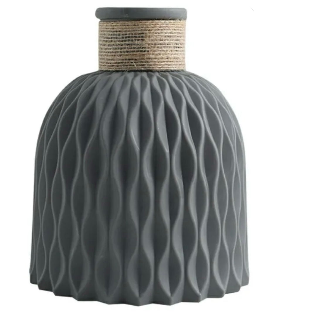 Plastic Water Ripple Design Vase