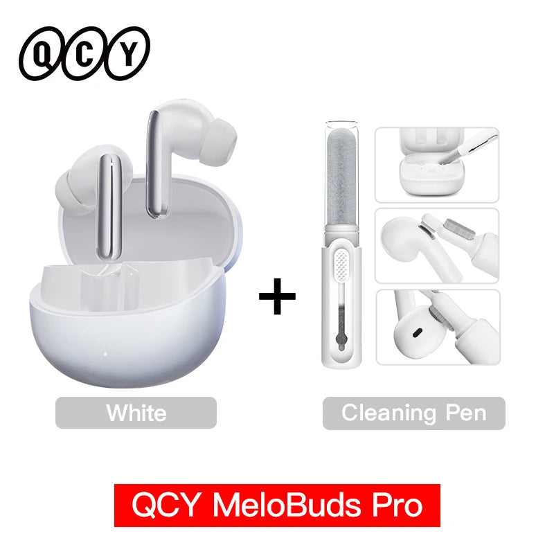 QCY MeloBuds Pro – Premium Noise Cancelling Earbuds | Hi-Res LDAC Audio | 34H Battery Life