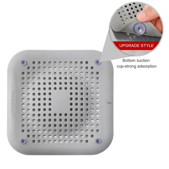 Silicone Sink Strainer Hair Catcher – Shower & Kitchen Drain Filter Plug