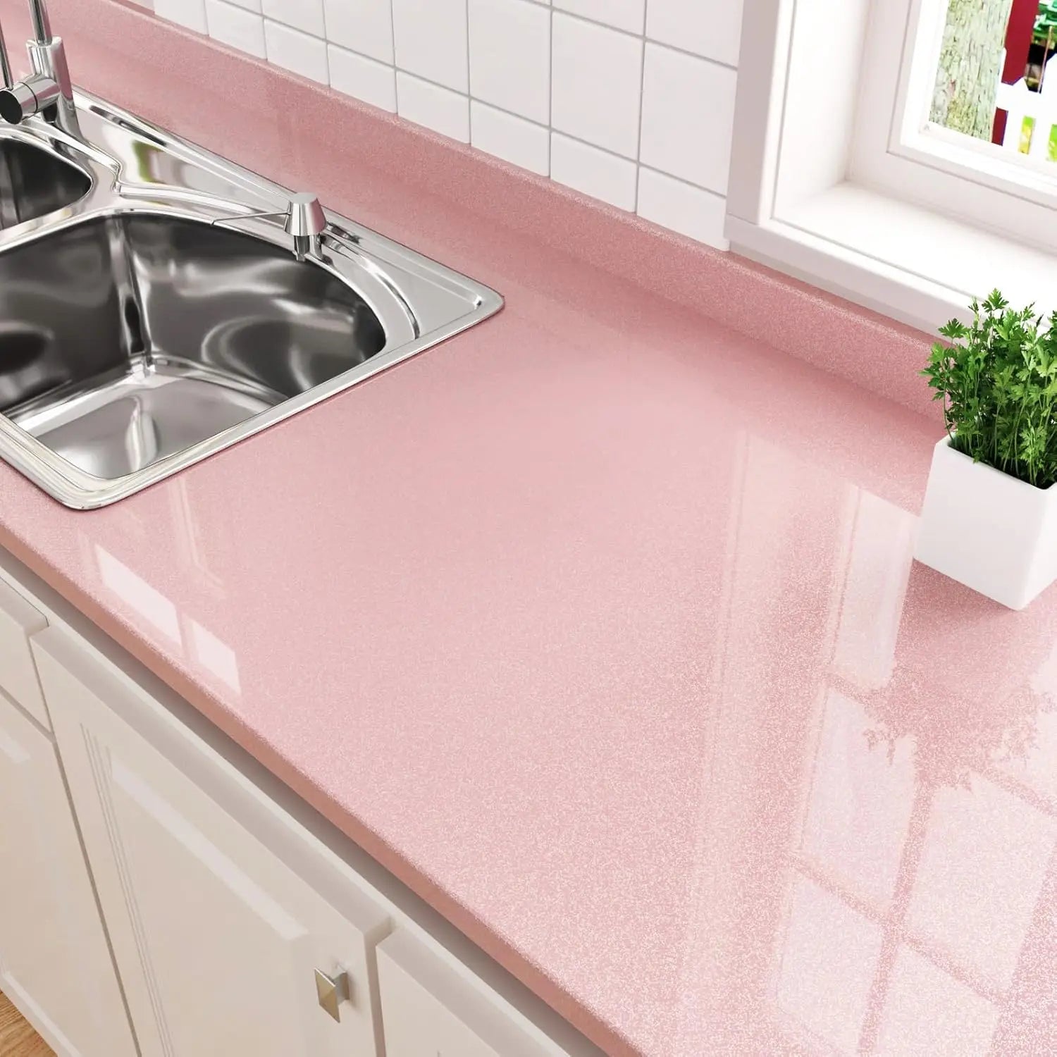 55cm Marble Self-Adhesive Wallpaper – Waterproof PVC Contact Paper for Kitchen, Cabinets & Home Decor