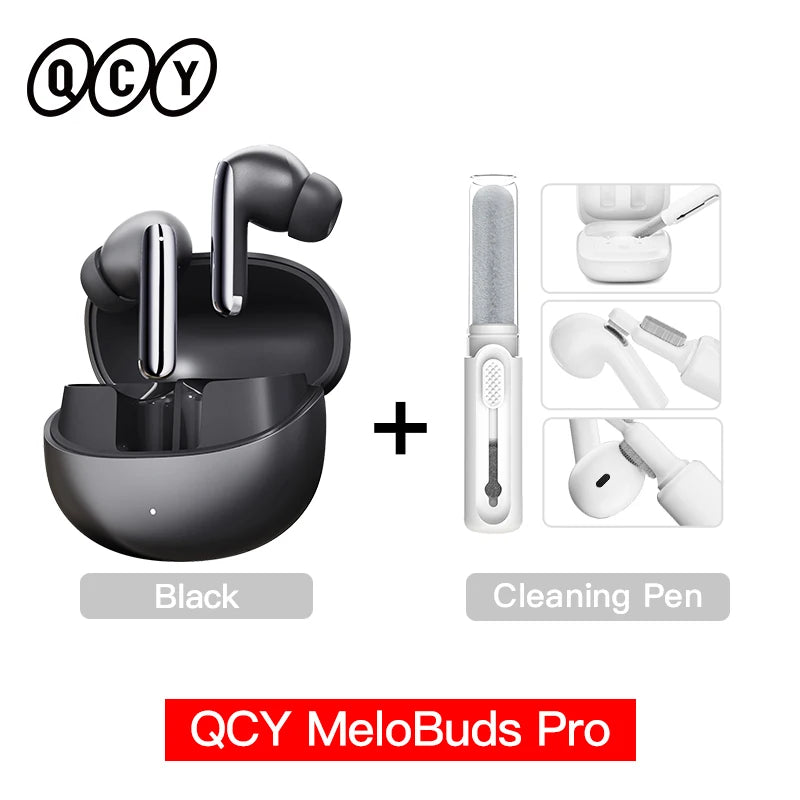 QCY MeloBuds Pro – Premium Noise Cancelling Earbuds | Hi-Res LDAC Audio | 34H Battery Life
