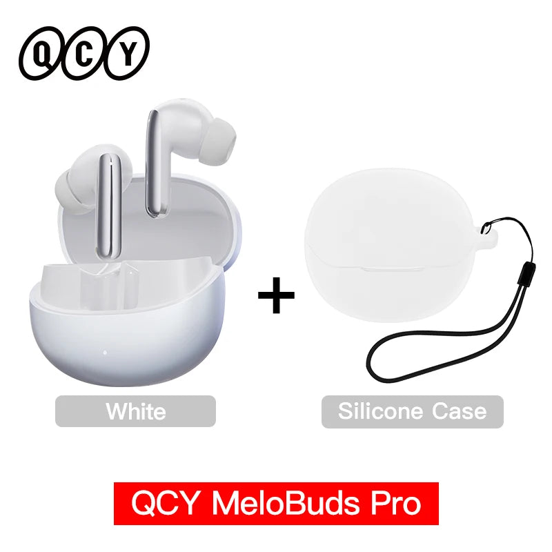 QCY MeloBuds Pro – Premium Noise Cancelling Earbuds | Hi-Res LDAC Audio | 34H Battery Life