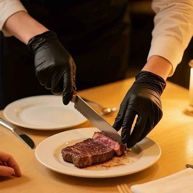 Premium Oil-Resistant Nitrile Gloves