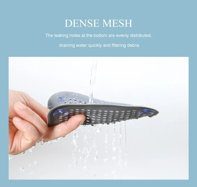Silicone Sink Strainer Hair Catcher – Shower & Kitchen Drain Filter Plug