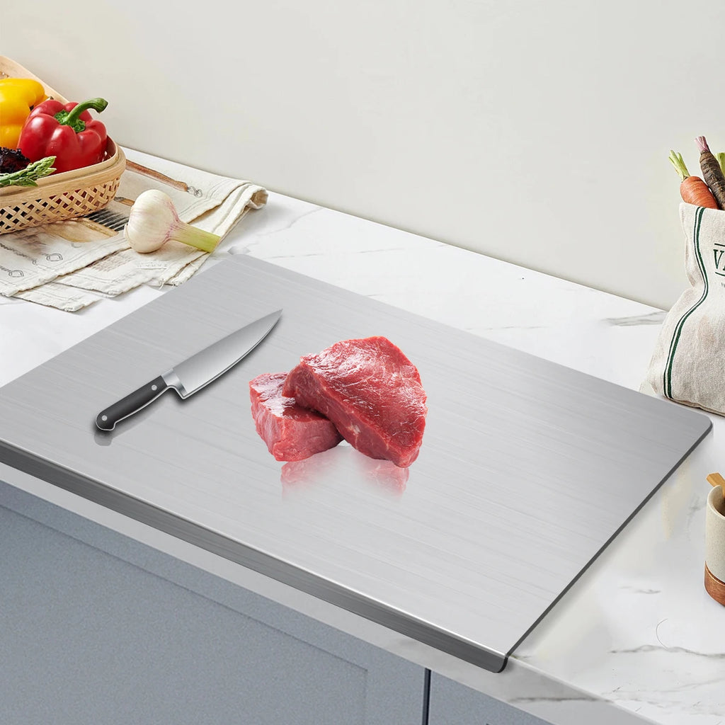 304 Stainless Steel Cutting Board – Kitchen Butcher Block