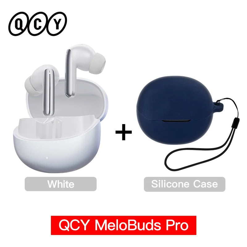 QCY MeloBuds Pro – Premium Noise Cancelling Earbuds | Hi-Res LDAC Audio | 34H Battery Life