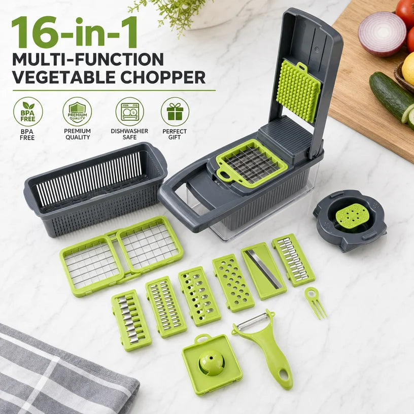 16-in-1 Food Chopper for Fast Meal Prep