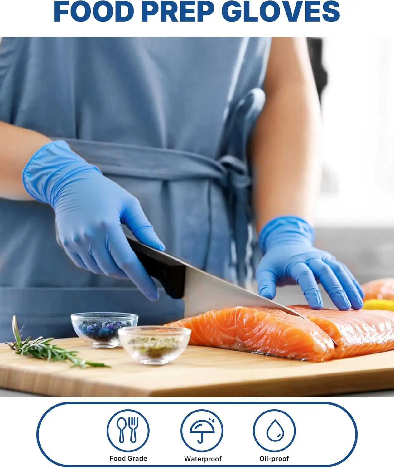 Nitrile Gloves Disposable Black 100PCS,Heavy Duty Work Gloves for Kitchen,Cleaning,Workshop-A Practical Valentine's DayEssential