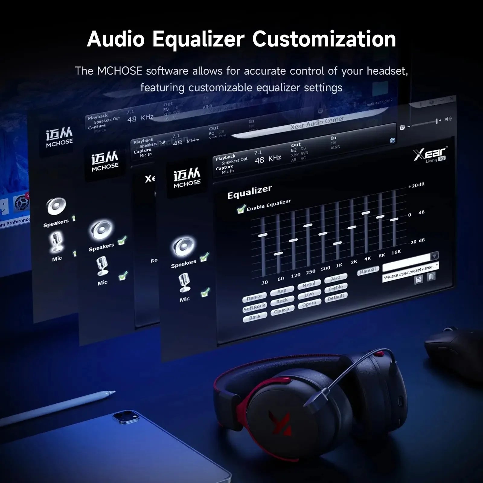 MCHOSE V9 Pro Gaming Headset
