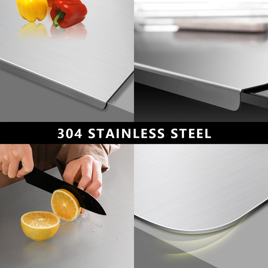 304 Stainless Steel Cutting Board – Kitchen Butcher Block