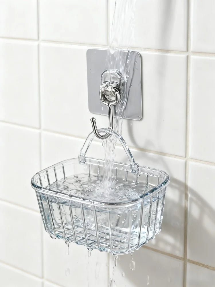 Ultra Hold Transparent Wall Hooks – 10PCS