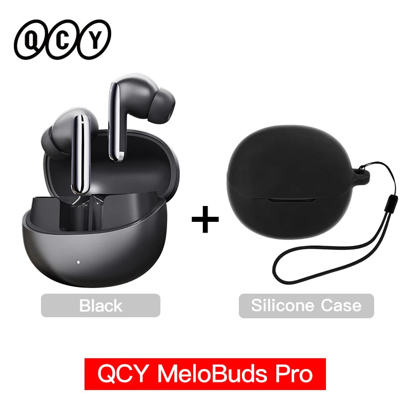 QCY MeloBuds Pro – Premium Noise Cancelling Earbuds | Hi-Res LDAC Audio | 34H Battery Life