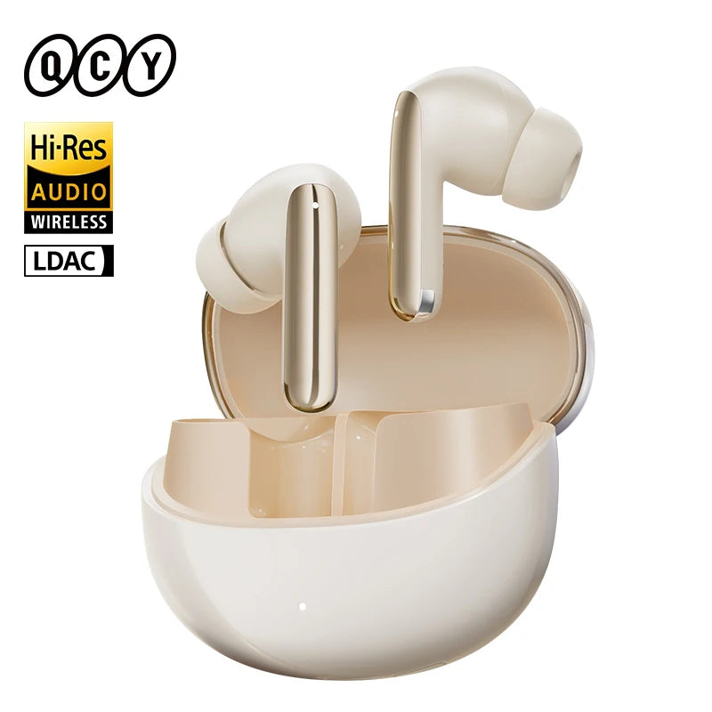 QCY MeloBuds Pro – Premium Noise Cancelling Earbuds | Hi-Res LDAC Audio | 34H Battery Life