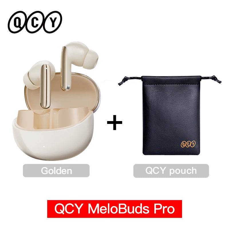QCY MeloBuds Pro – Premium Noise Cancelling Earbuds | Hi-Res LDAC Audio | 34H Battery Life