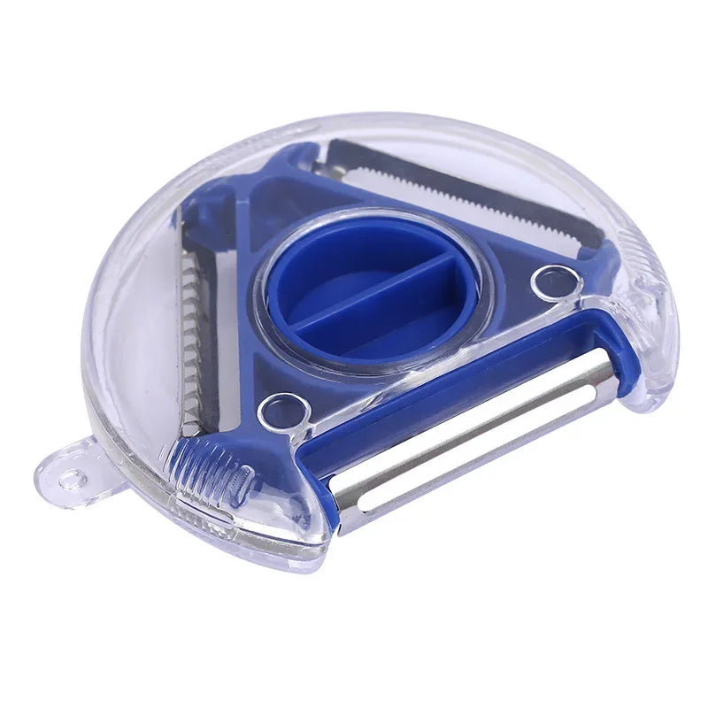 1/3PCS 3in1 Magic Trio Peeler Set Slicer Shredder Peeler Julienne Cutter Multi Peel Blade Zesters Grater Kitchen Tool Accessorie