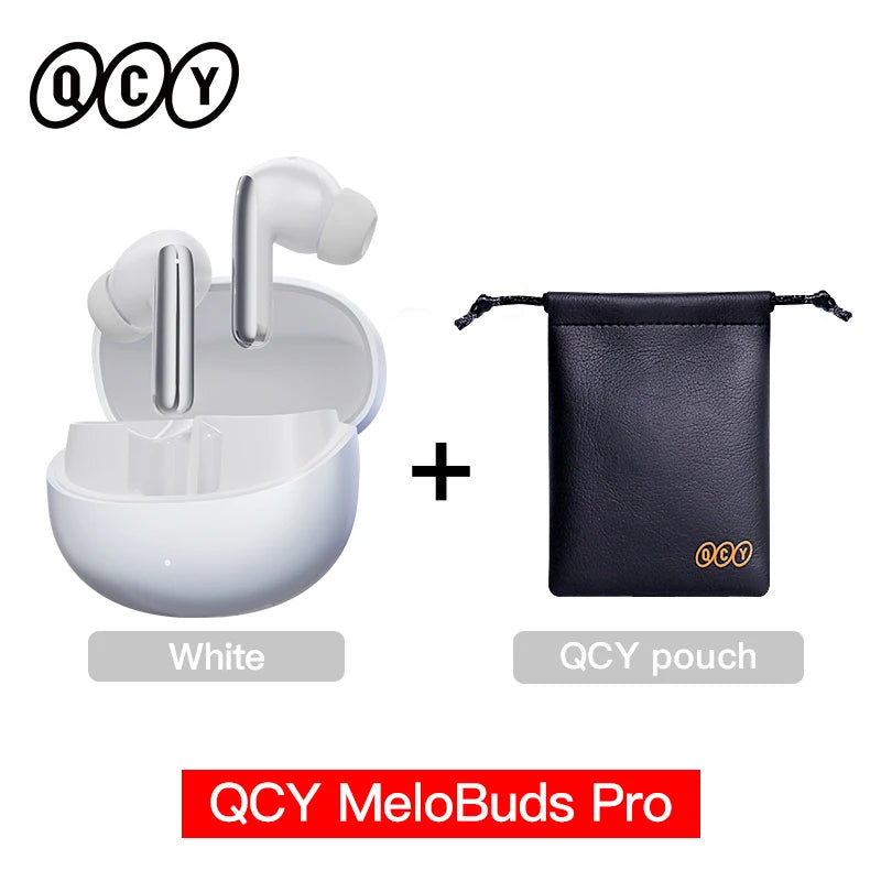 QCY MeloBuds Pro – Premium Noise Cancelling Earbuds | Hi-Res LDAC Audio | 34H Battery Life