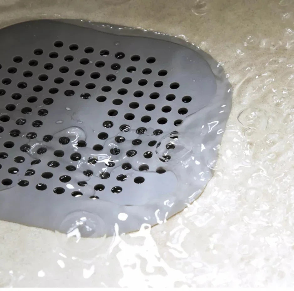 Silicone Sink Strainer Hair Catcher – Shower & Kitchen Drain Filter Plug