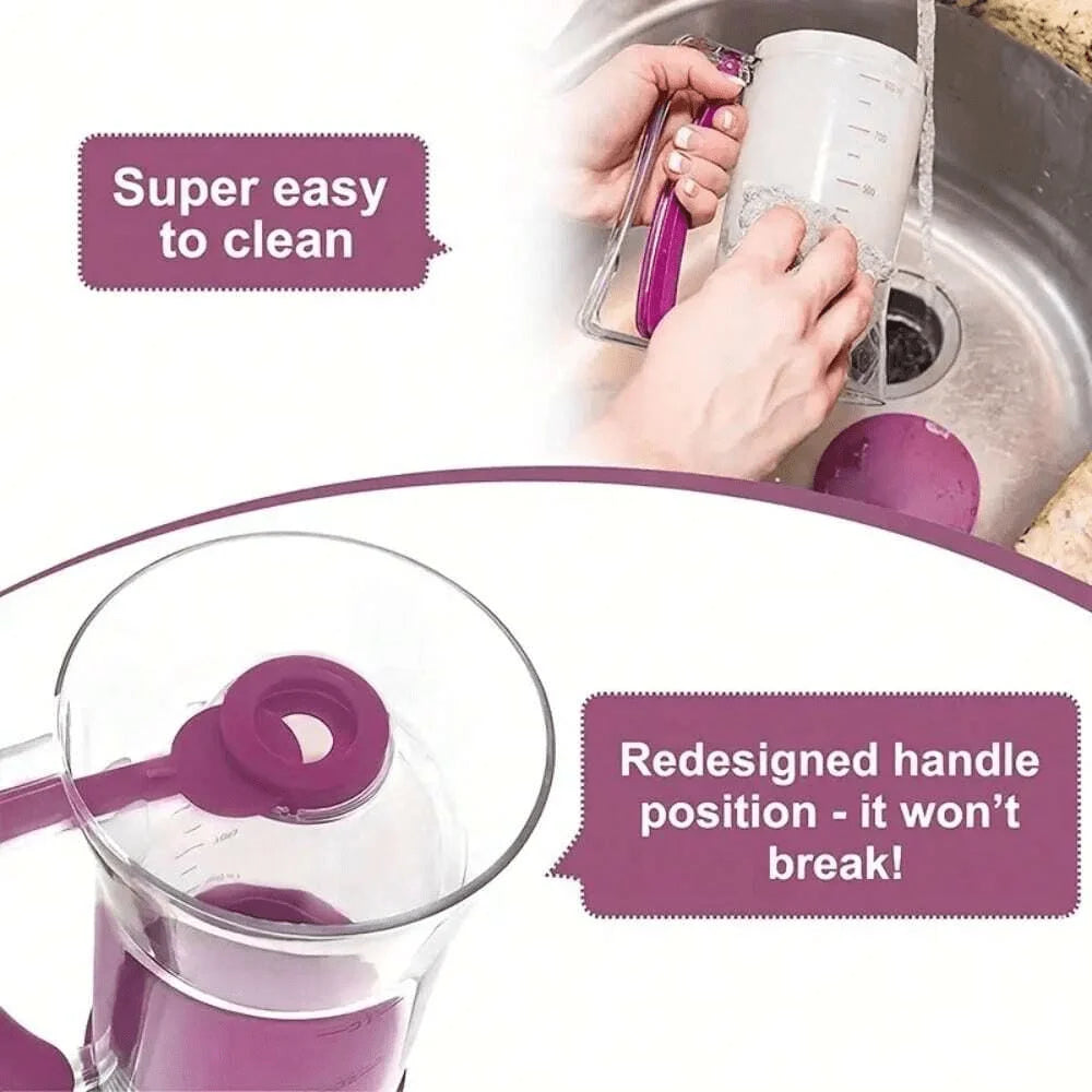 Pancake Batter Dispenser With Handle, Pancake Batter Dispenser, Pancake Batter Dispenser, Pancake Batter Dispenser, Pancake Baking Tray Mixing Dispenser, Perfect For Pancakes, Cupcakes, Waffles, Muffin Batter, Cakes, Cupcake