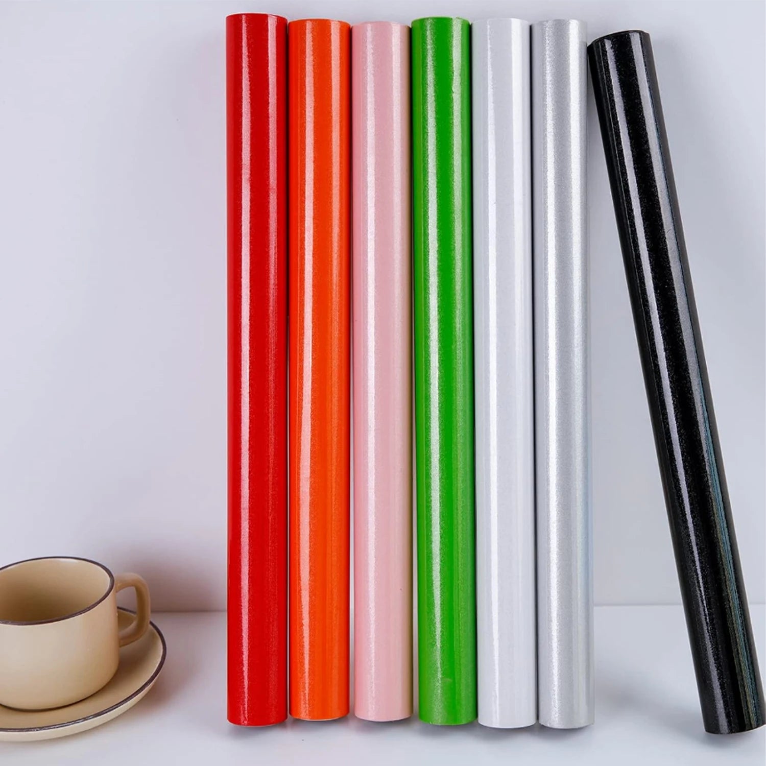 55cm Marble Self-Adhesive Wallpaper – Waterproof PVC Contact Paper for Kitchen, Cabinets & Home Decor
