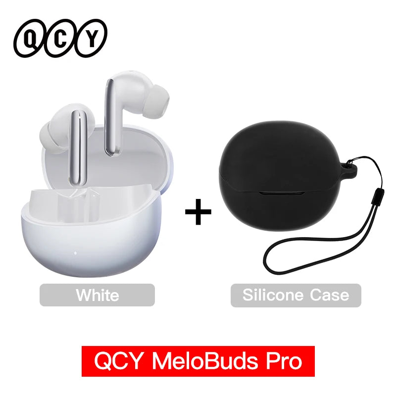 QCY MeloBuds Pro – Premium Noise Cancelling Earbuds | Hi-Res LDAC Audio | 34H Battery Life