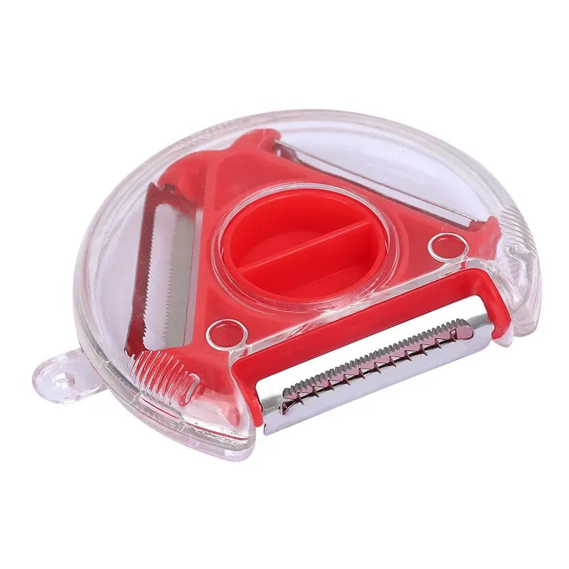 1/3PCS 3in1 Magic Trio Peeler Set Slicer Shredder Peeler Julienne Cutter Multi Peel Blade Zesters Grater Kitchen Tool Accessorie
