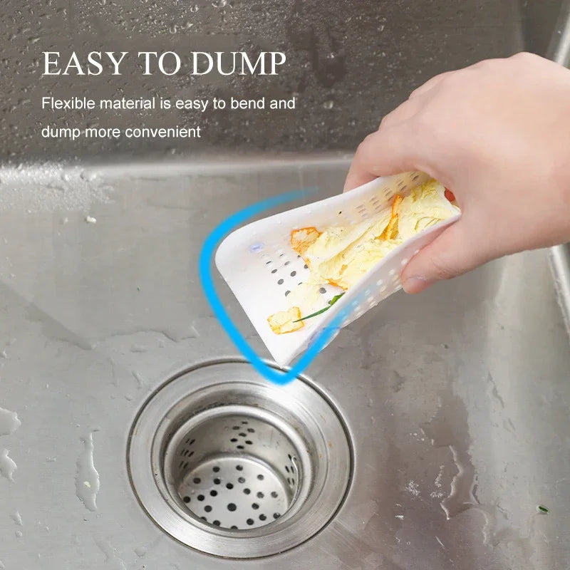 Silicone Sink Strainer Hair Catcher – Shower & Kitchen Drain Filter Plug