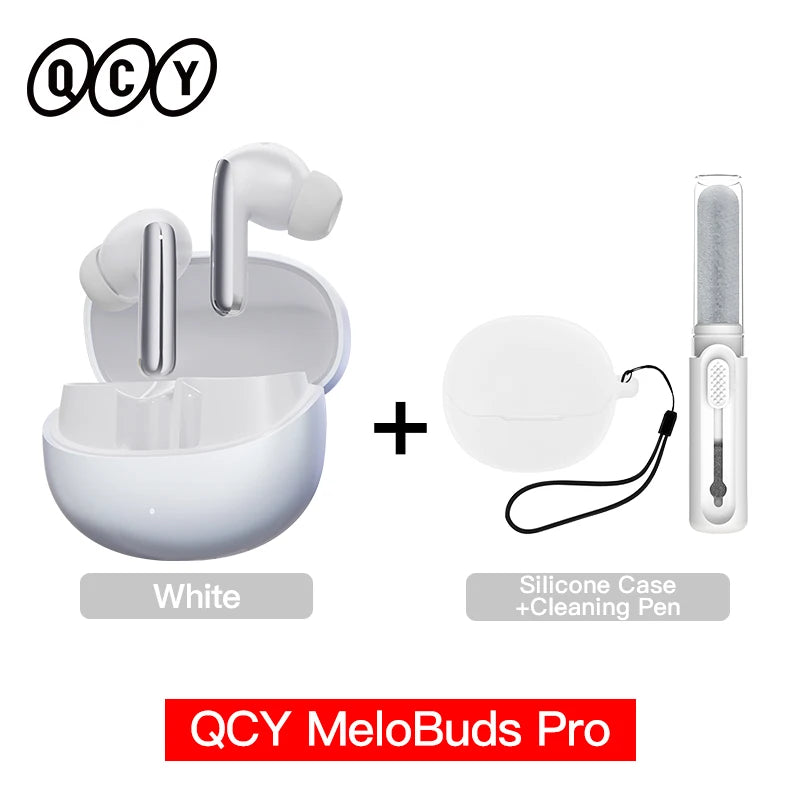QCY MeloBuds Pro – Premium Noise Cancelling Earbuds | Hi-Res LDAC Audio | 34H Battery Life