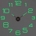 Large round Mirror Wall Clock DIY Self Adhesive Wall Clock