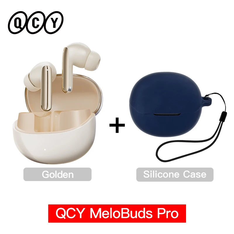 QCY MeloBuds Pro – Premium Noise Cancelling Earbuds | Hi-Res LDAC Audio | 34H Battery Life