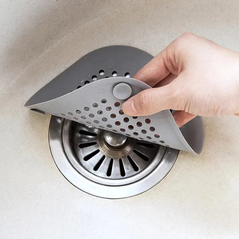 Silicone Sink Strainer Hair Catcher – Shower & Kitchen Drain Filter Plug